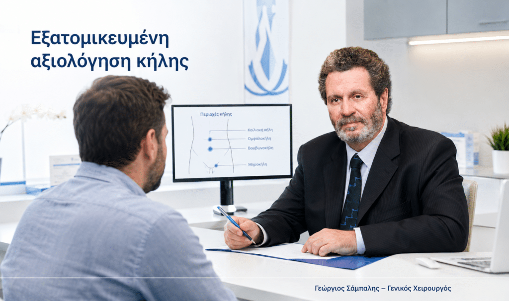Γεώργιος Σάμπαλης χειρουργός για εξατομικευμένη αξιολόγηση κήλης