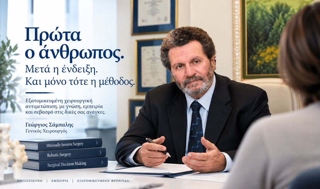 Πρώτα ο άνθρωπος, μετά η ένδειξη και μόνο τότε η μέθοδος