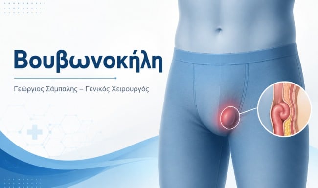 Βουβωνοκήλη στη βουβωνική χώρα με συμπτώματα, διάγνωση και σύγχρονη θεραπεία