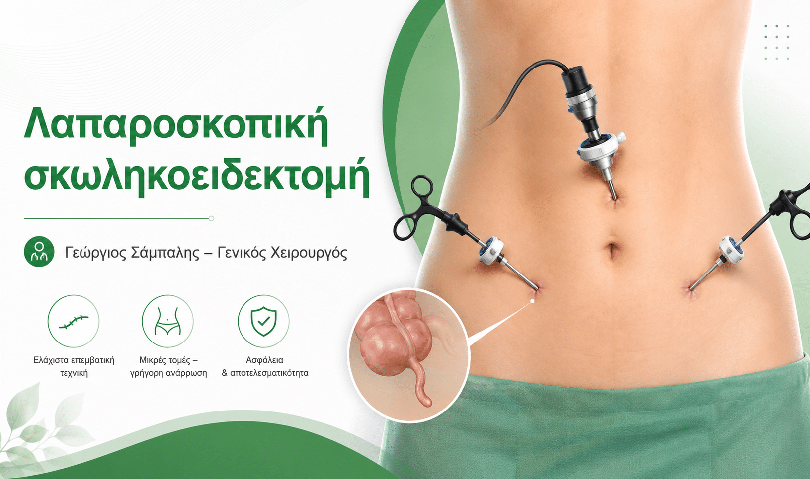Λαπαροσκοπική σκωληκοειδεκτομή