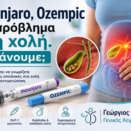 Mounjaro, Ozempic και χολή: πότε υπάρχει πρόβλημα και τι κάνουμε;