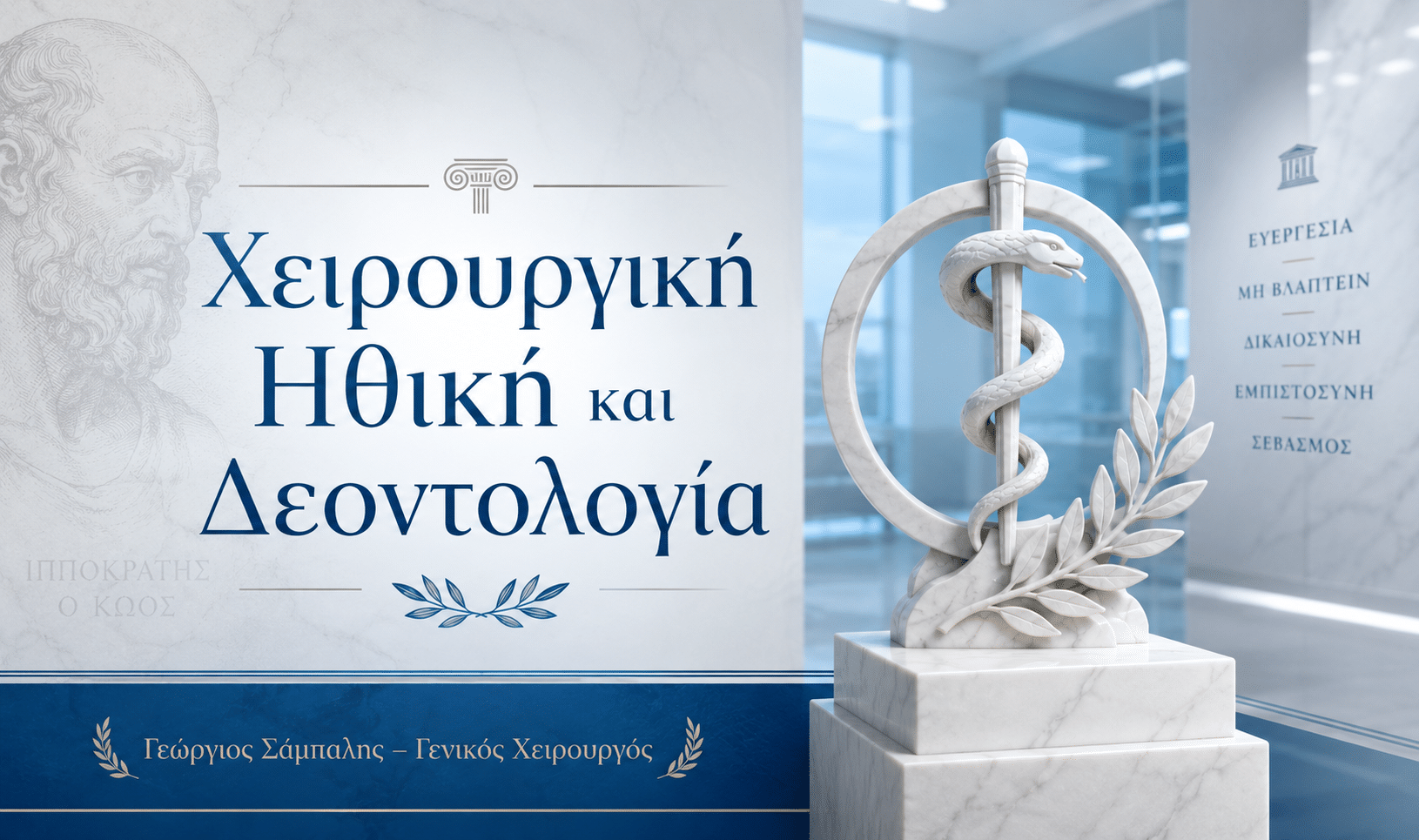 Χειρουργική ηθική και δεοντολογία από τον Ιπποκράτη στη σύγχρονη χειρουργικ